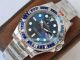 ROF Swiss Replica Rolex Yacht-Master Blue Dial Blue Diamond Bezel Watch 40MM (3)_th.jpg